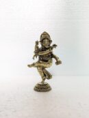 Brass Dancing Ganesha Idol – Nataraj Style Ganpati Statue for Home Decor & Pooja